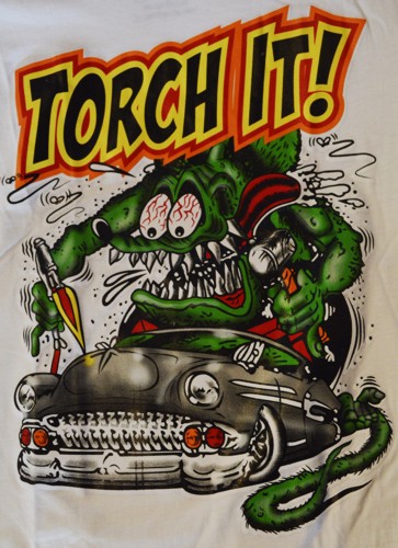 Rat Fink TEE - Torch It! - Size S