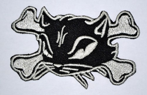 Patch 'Black Cat' - weiss