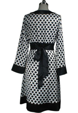 Tie Back Polka Dot Kimono Dress Size S/36